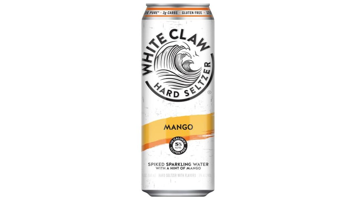 White Claw Mango Hard Seltzer Can (19.2 oz)