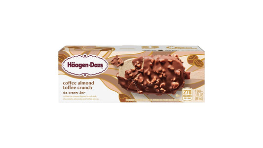 Haagen-Dazs Ice Cream Bar Coffee Almond Crunch (3 oz)