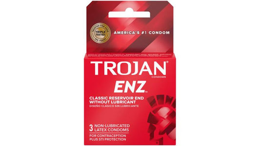 Trojan Non-Lubricated Condoms Enz (3 ct)