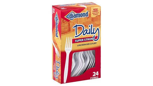 Diamond Daily Forks Super Strong (24 ct)