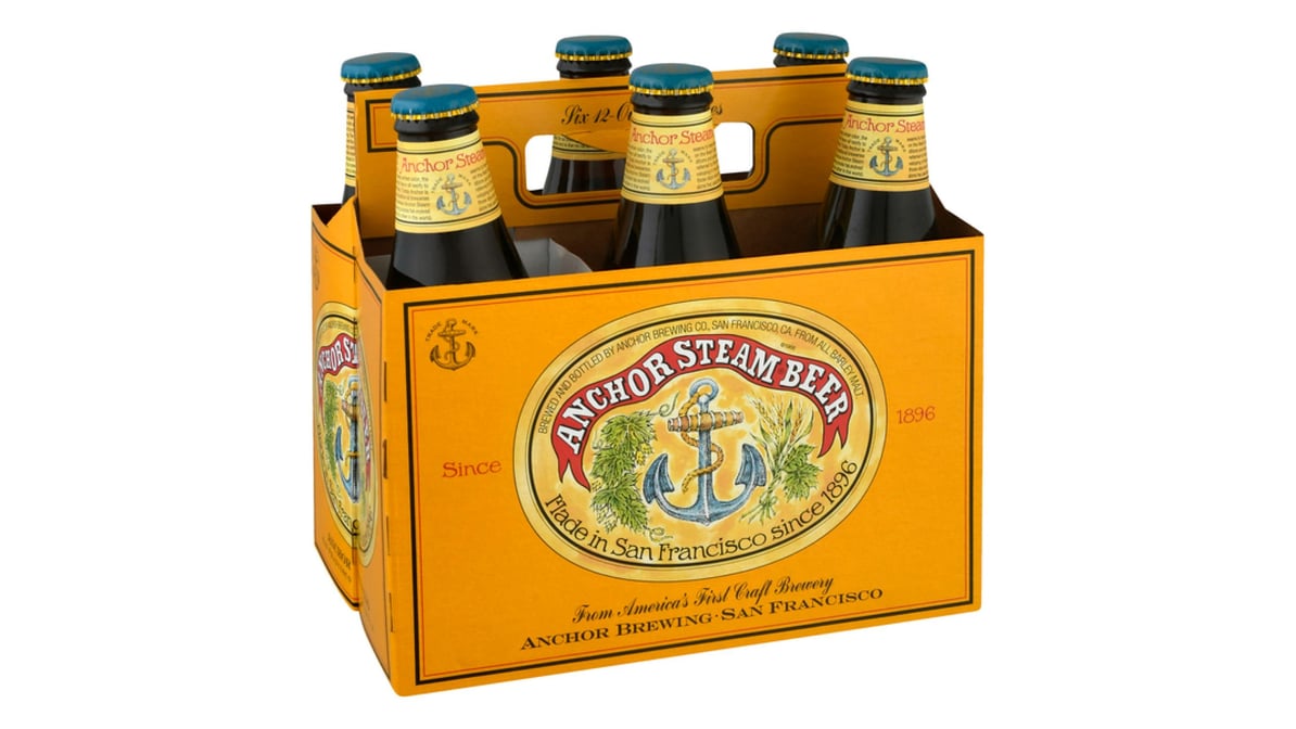 Anchor Brewing Co. Anchor Steam Beer Bottle (12 oz x 6 ct)