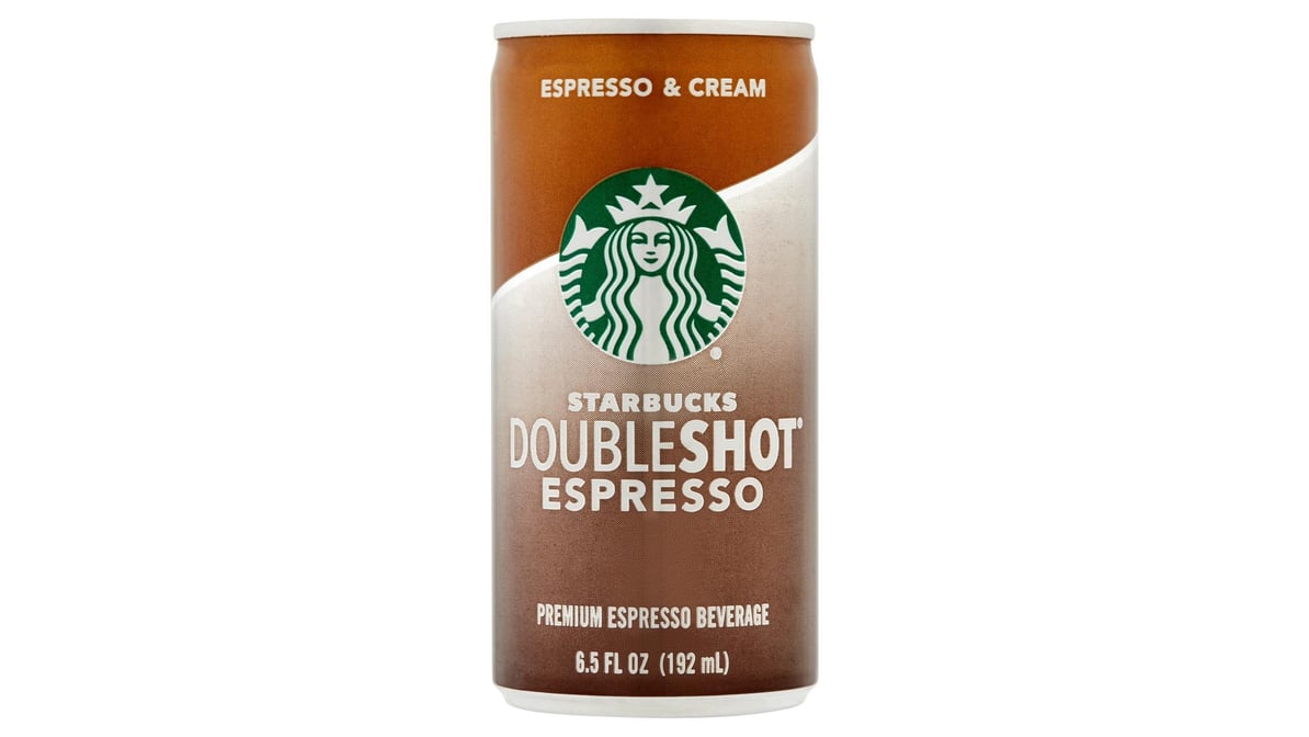 Starbucks Doubleshot Espresso and Cream Coffee Beverage (6.5 oz)