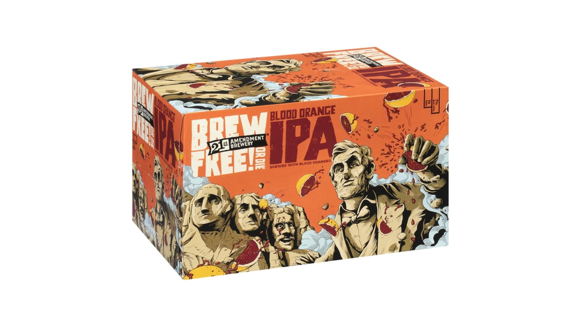 21st Amendment Brewery Blood Orange IPA Cans (12 oz x 6 ct)