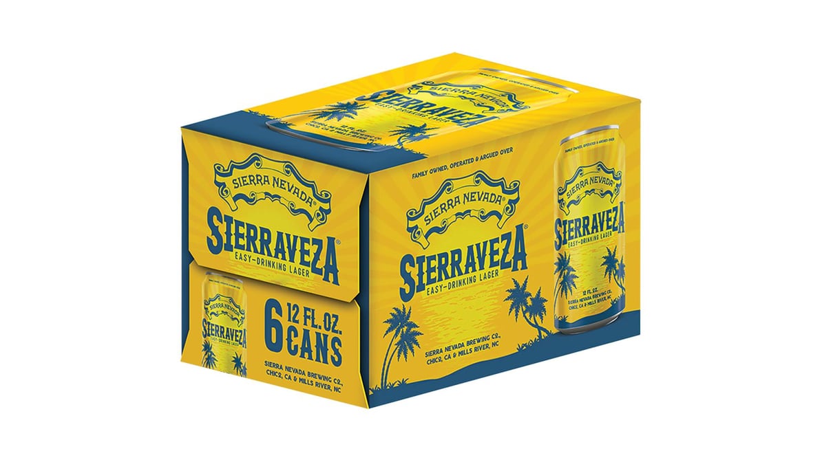 Sierra Nevada Brewing Co Sierraveza Lager Cans (12 oz x 6 ct)