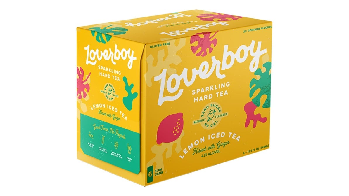 Lover Boy Lemon Iced Tea Can (12 oz)