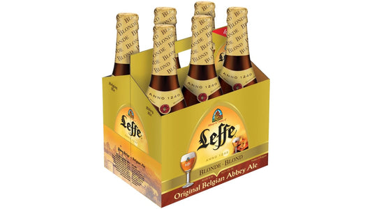 Leffe Blonde Original Belgian Abbey Ale Bottles (11.2 oz x 6 ct)