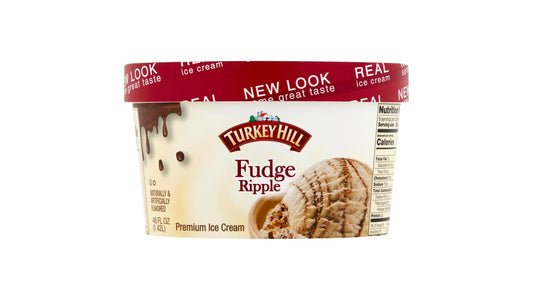 Turkey Hill Fudge Ripple Premium Ice Cream (48 oz)