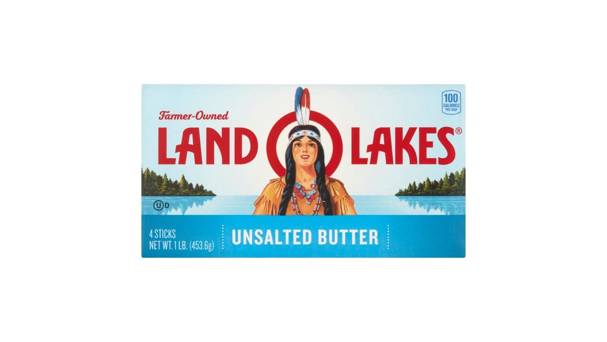 Land O'Lakes Unsalted Butter Sticks (4 ct)