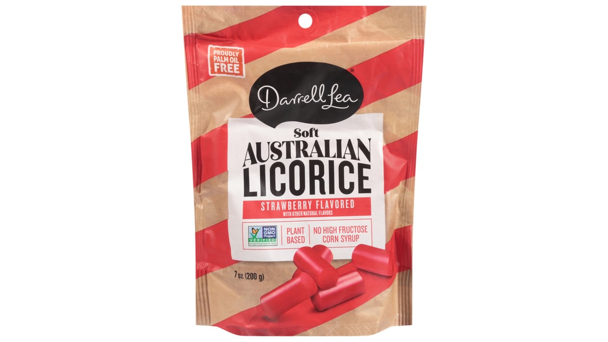 Darrell Lea Soft Australian Liquorice Strawberry Flavor (7 oz)