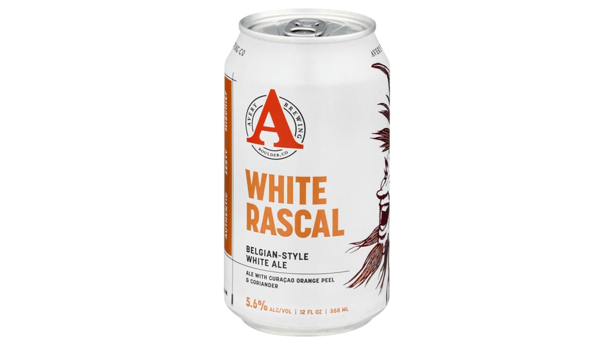 Avery Brewing White Rascal Ale Cans (12 oz x 6 ct)